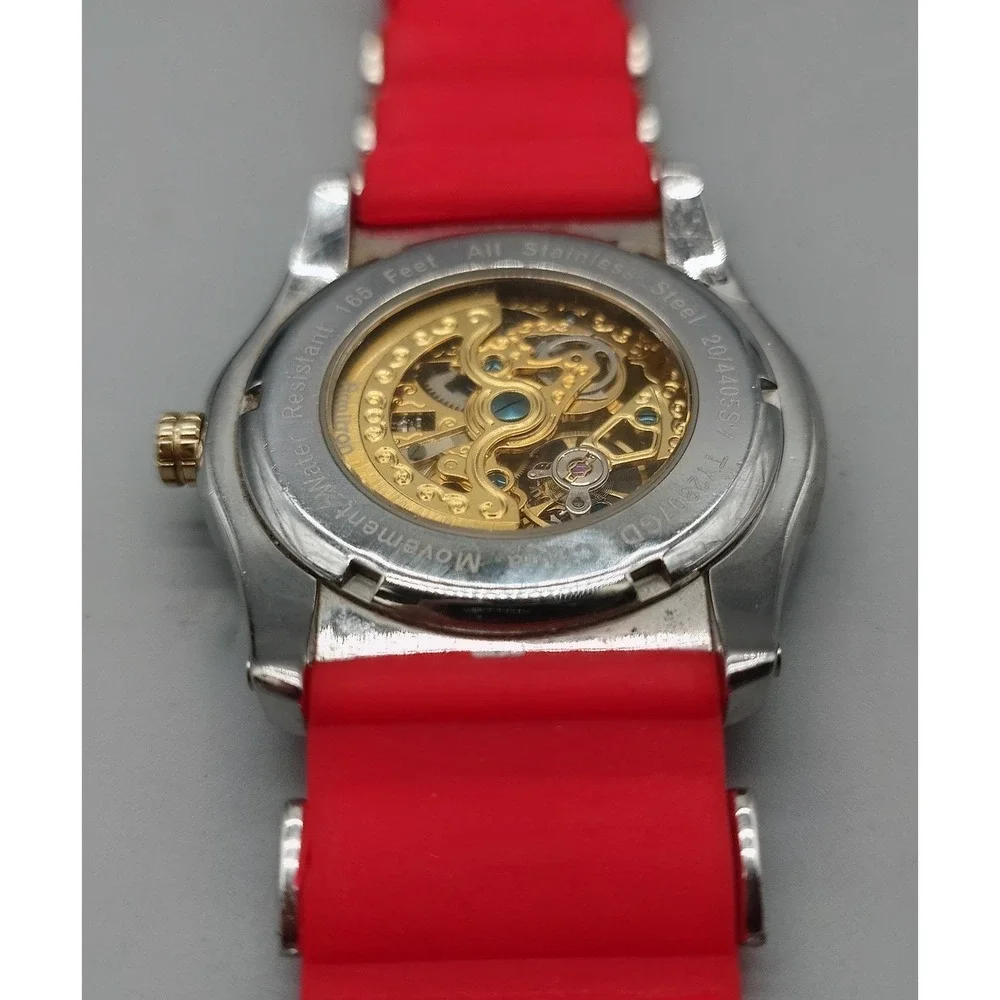 Armitron Skeleton Dial Automatic Watch Red GNH021619